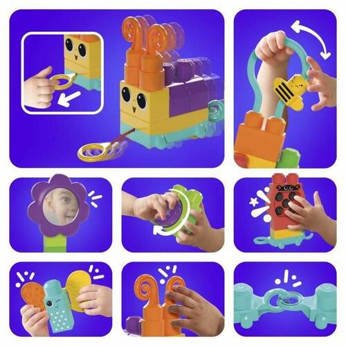 Konstruktionsspil Megablocks Mega Bloks + 1 år 30 Dele