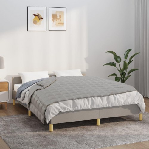 Tyngdetæppe i bomuld 122×183 cm - 9 kg, grå