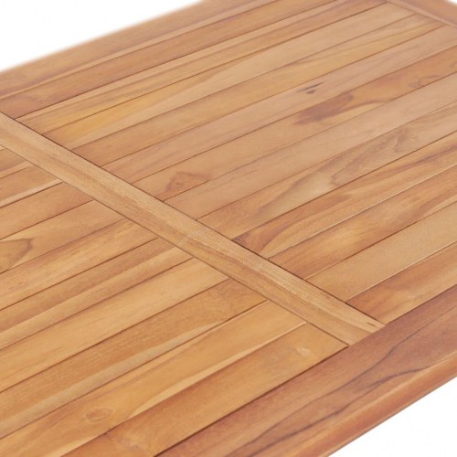 Udendørs barbord 120 x 65 x 110 cm massivt teaktræ