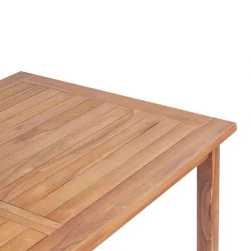 Udendørs barbord 120 x 65 x 110 cm massivt teaktræ