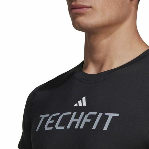 Kortærmet T-shirt til Mænd Adidas Graphic Sort S