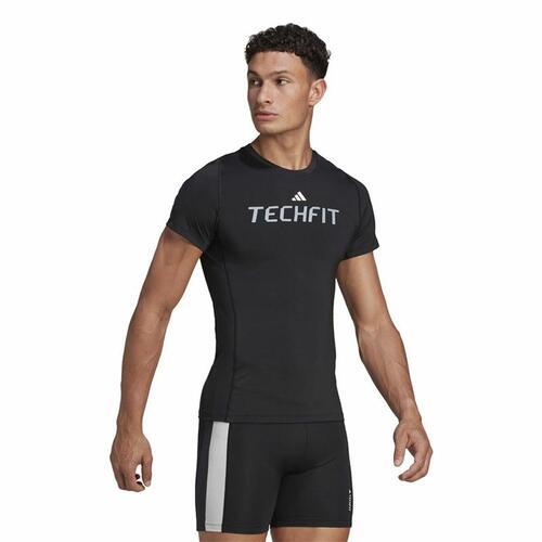 Kortærmet T-shirt til Mænd Adidas Graphic Sort S