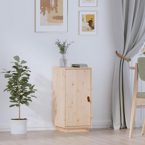 Skænk 34x40x75 cm massivt fyrretræ