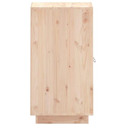 Skænk 34x40x75 cm massivt fyrretræ