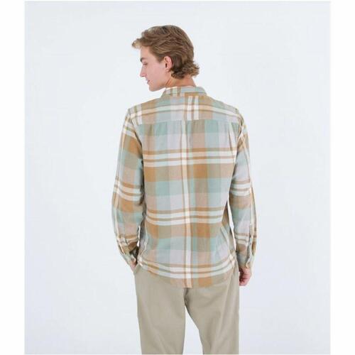 Langærmet Trøje til Mænd Hurley Portland Organic Brun XL