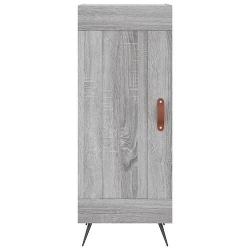 Skænk 34,5x34x90 cm konstrueret træ grå sonoma-eg