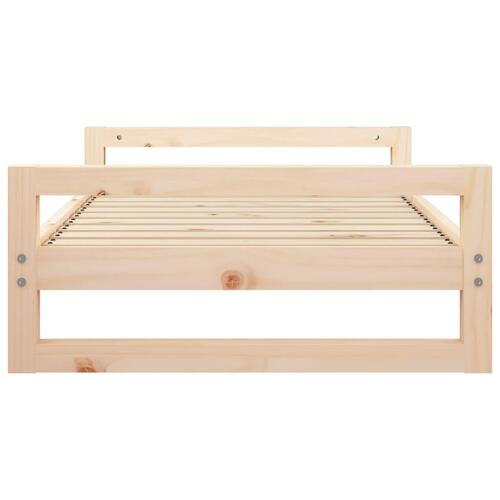Hundeseng 95,5x65,5x28 cm massivt fyrretræ