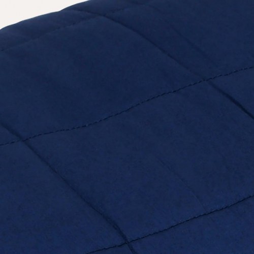Tyngdetæppe 140×200 cm - 10 kg, blå bomuld
