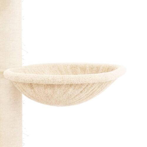 Kradsetræ fra gulv til loft 258,5-284,5 cm cremefarvet
