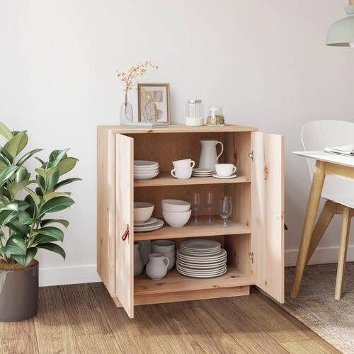 Skænk 65,5x40x75 cm massivt fyrretræ