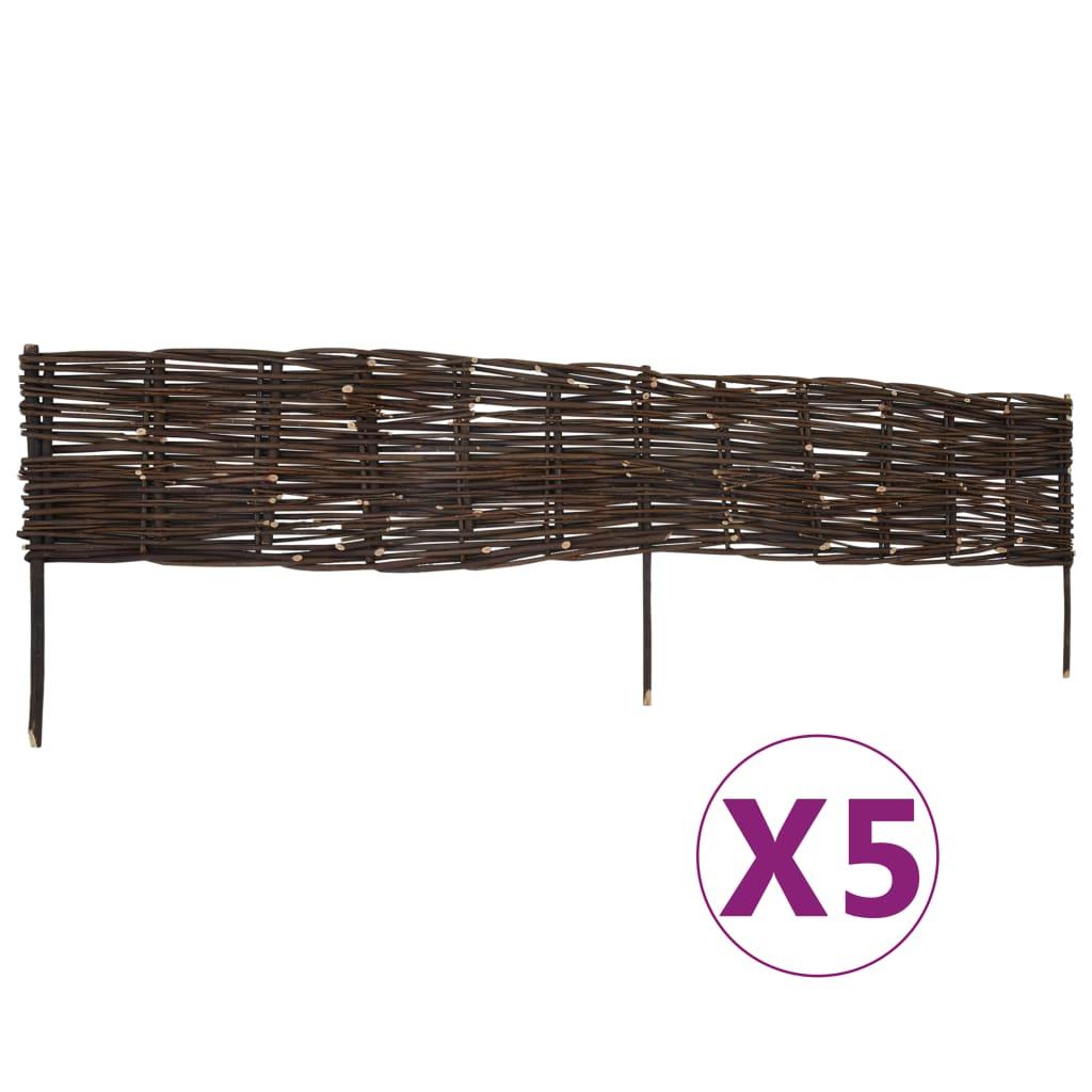 Bedafgrænsning af pil 5 stk. 120 x 35 cm