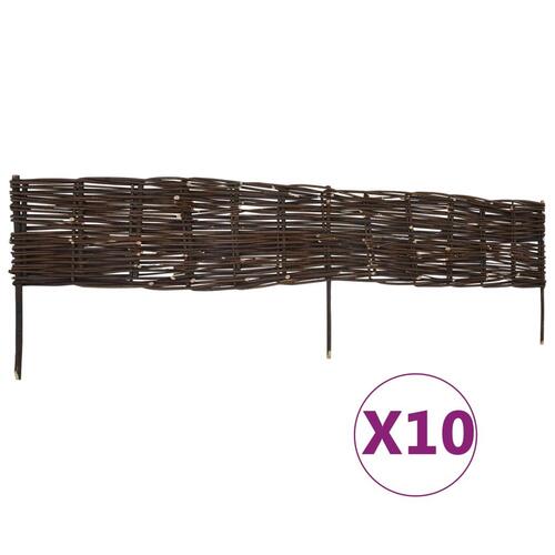 Bedafgrænsning af pil 10 stk. 120 x 35 cm