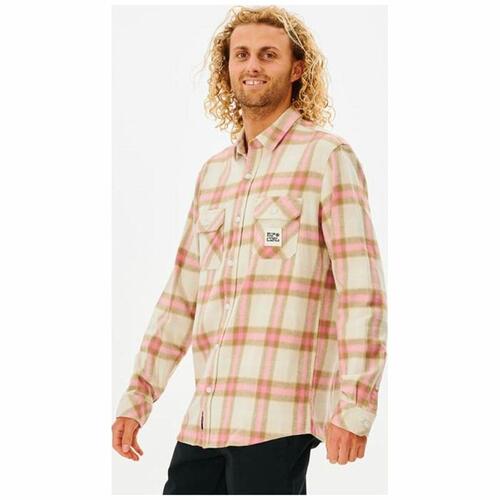 Langærmet Trøje til Mænd Rip Curl Salt Walter Culture Beige S