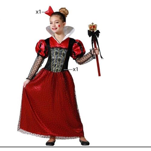 Kostume til børn Hjerter dame 5-6 år