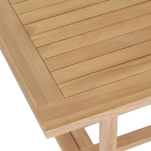 Forlængeligt havebord 180-280 x 100 x 75 cm massivt teaktræ