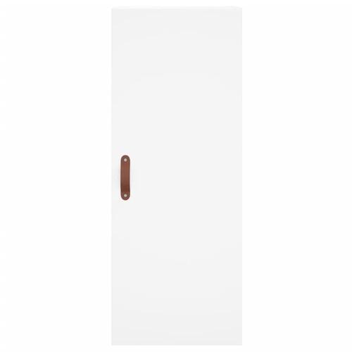Skab 34,5x34x180 cm konstrueret træ hvid