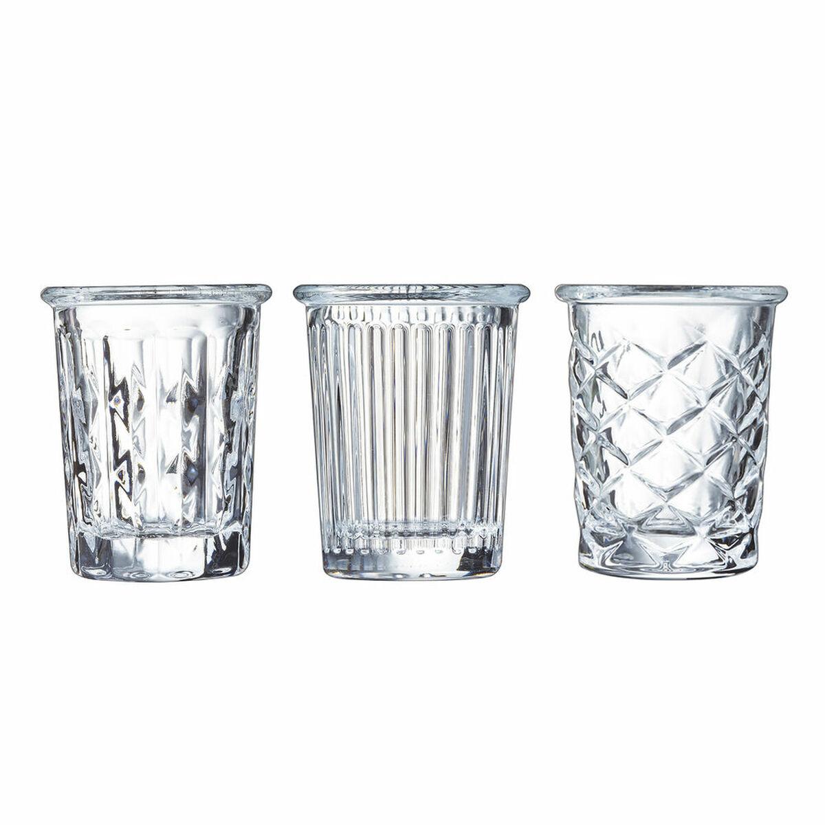 Arcoroc New York glassæt - gennemsigtige shotglas 34 ml, 6 dele