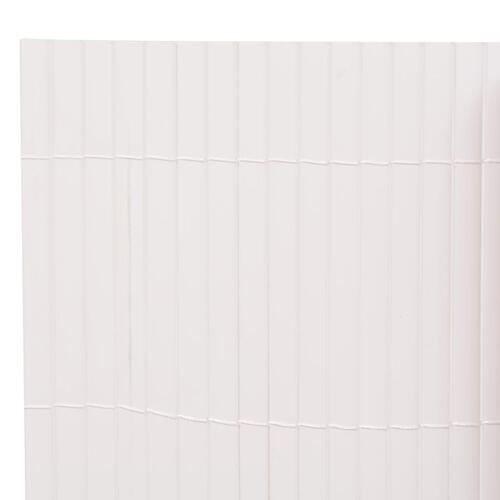 Dobbeltsidet havehegn 170 x 300 cm hvid