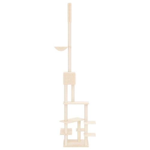 Kradsetræ fra gulv til loft 268,5-294,5 cm cremefarvet