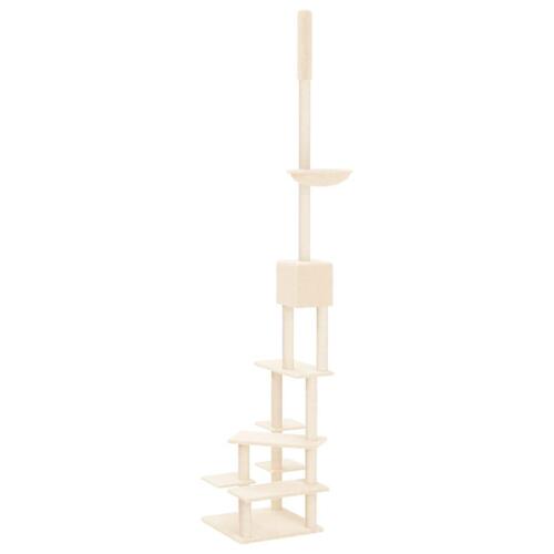 Kradsetræ fra gulv til loft 268,5-294,5 cm cremefarvet