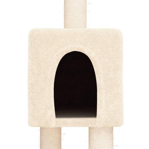 Kradsetræ fra gulv til loft 268,5-294,5 cm cremefarvet