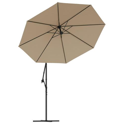 Parasoldug til hængeparasol 350 cm gråbrun