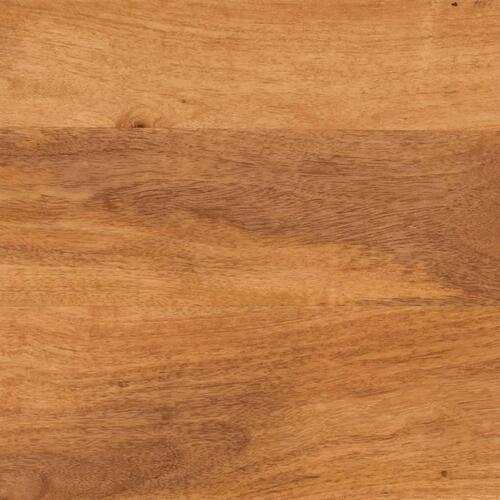 Badeværelsesskab 38x33,5x58 cm massivt mangotræ brun og sort