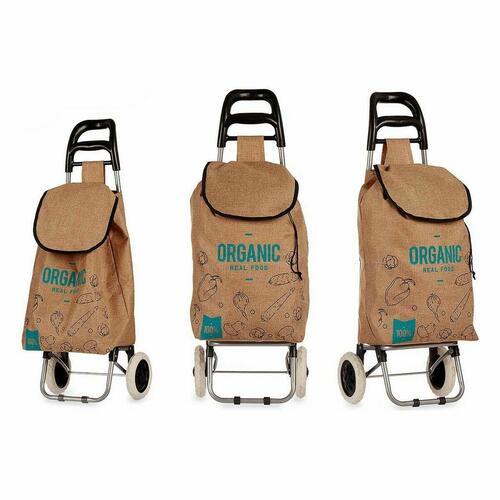 Indkøbsvogn Organic Brun 3,3 L 36 x 95 x 35 cm (10 enheder)