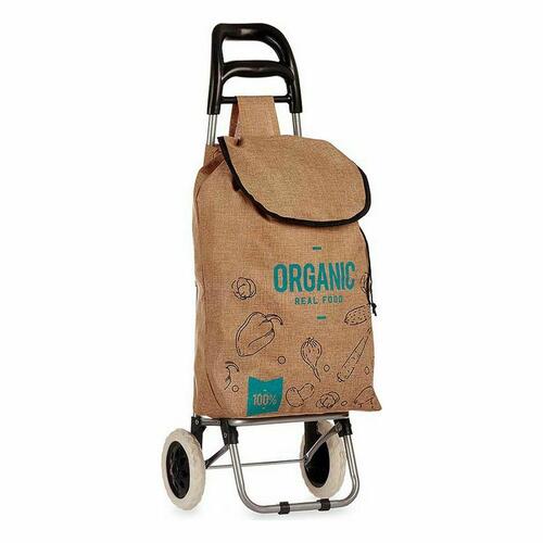 Indkøbsvogn Organic Brun 3,3 L 36 x 95 x 35 cm (10 enheder)