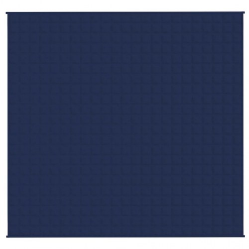 Tyngdetæppe i bomuld 220×230 cm - 11 kg, blå