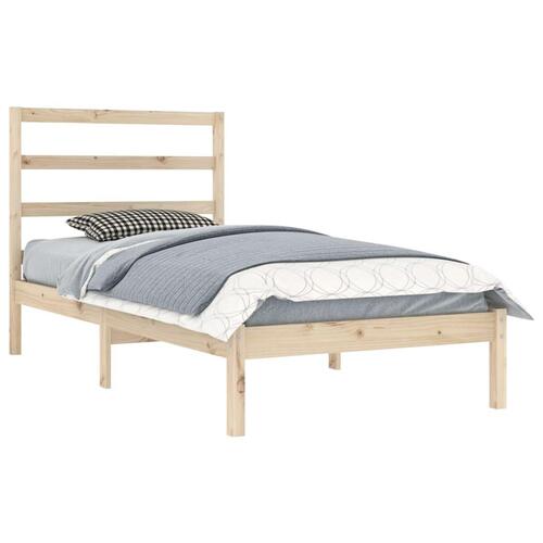 Sengeramme 90x200 cm massivt fyrretræ