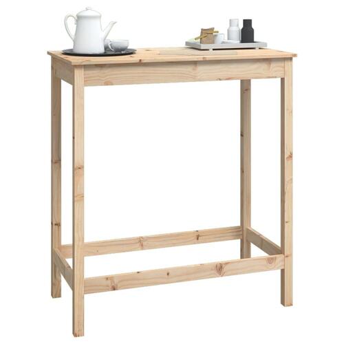 Barbord 100x50x110 cm massivt fyrretræ