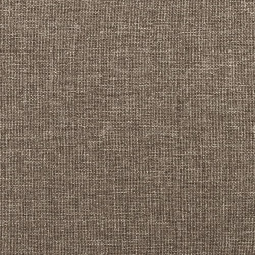 Kontinentalseng med madras 120x190 cm - stof gråbrun