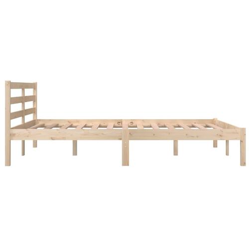 Sengeramme 140x190 cm massivt fyrretræ