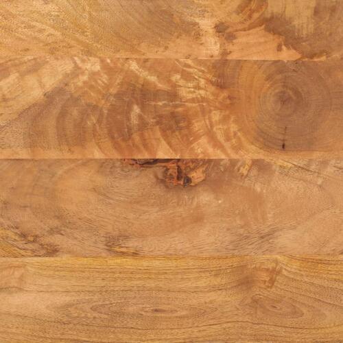 Kommode 40x33,5x75 cm massivt mangotræ brun og sort