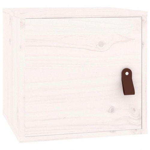 Vægskab 31,5 × 30 × 30 cm i massivt fyrretræ - hvid