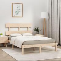 Sengeramme 180x200 cm massivt fyrretræ