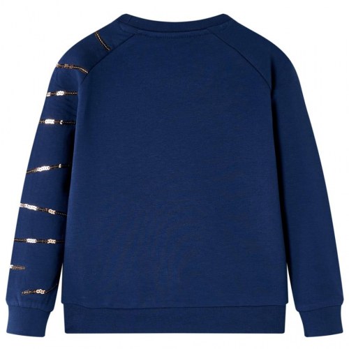 Sweatshirt til børn str. 92 marineblå