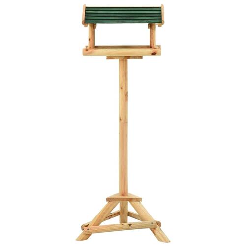 Fuglehus med stativ 37x28x100 cm massivt fyrretræ