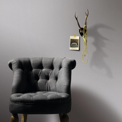 Tapetruller uvævet 4 stk. 0,53x10 m glitrende lysegrå