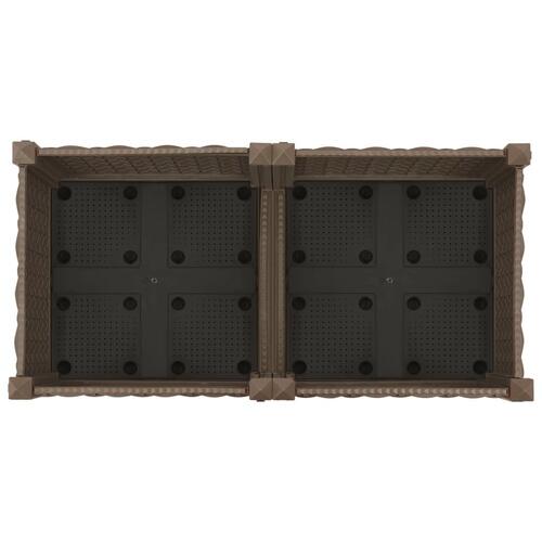 Højbed 80x40x23 cm polypropylen