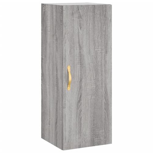 Højskab 34,5x34x180 cm konstrueret træ grå sonoma-eg