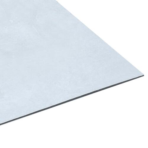 Selvklæbende gulvbrædder 5,11 m² PVC marmor hvid