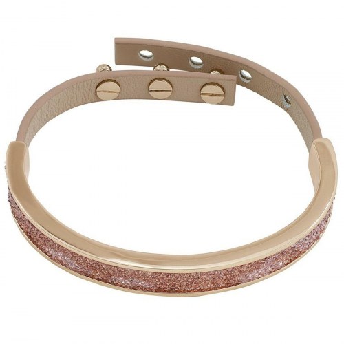 Adore armbånd til kvinder, brun læder, 6 cm