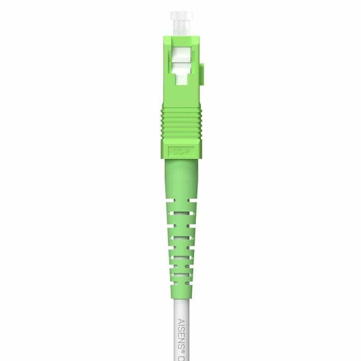 Aisens G657A2 optisk fiberkabel 60 m - hvid