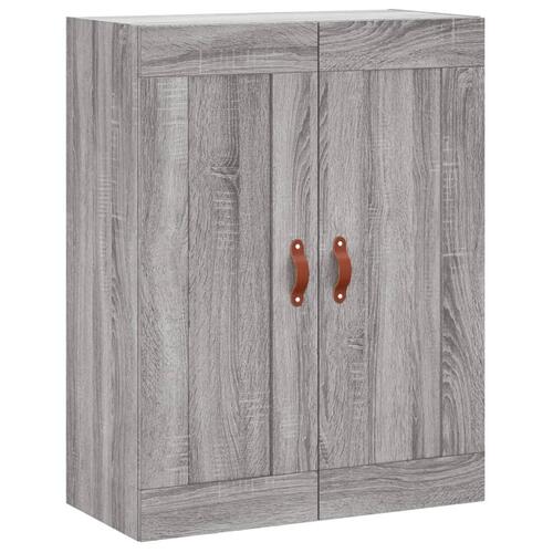 Højskab 69,5x34x180 cm konstrueret træ grå sonoma-eg
