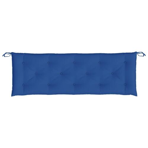 Hynde til havebænk 150x50x7 cm oxfordstof kongeblå