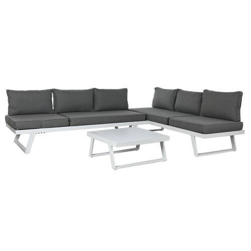 Sofa og spisebordssæt Home ESPRIT Metal 130 x 68 x 65 cm