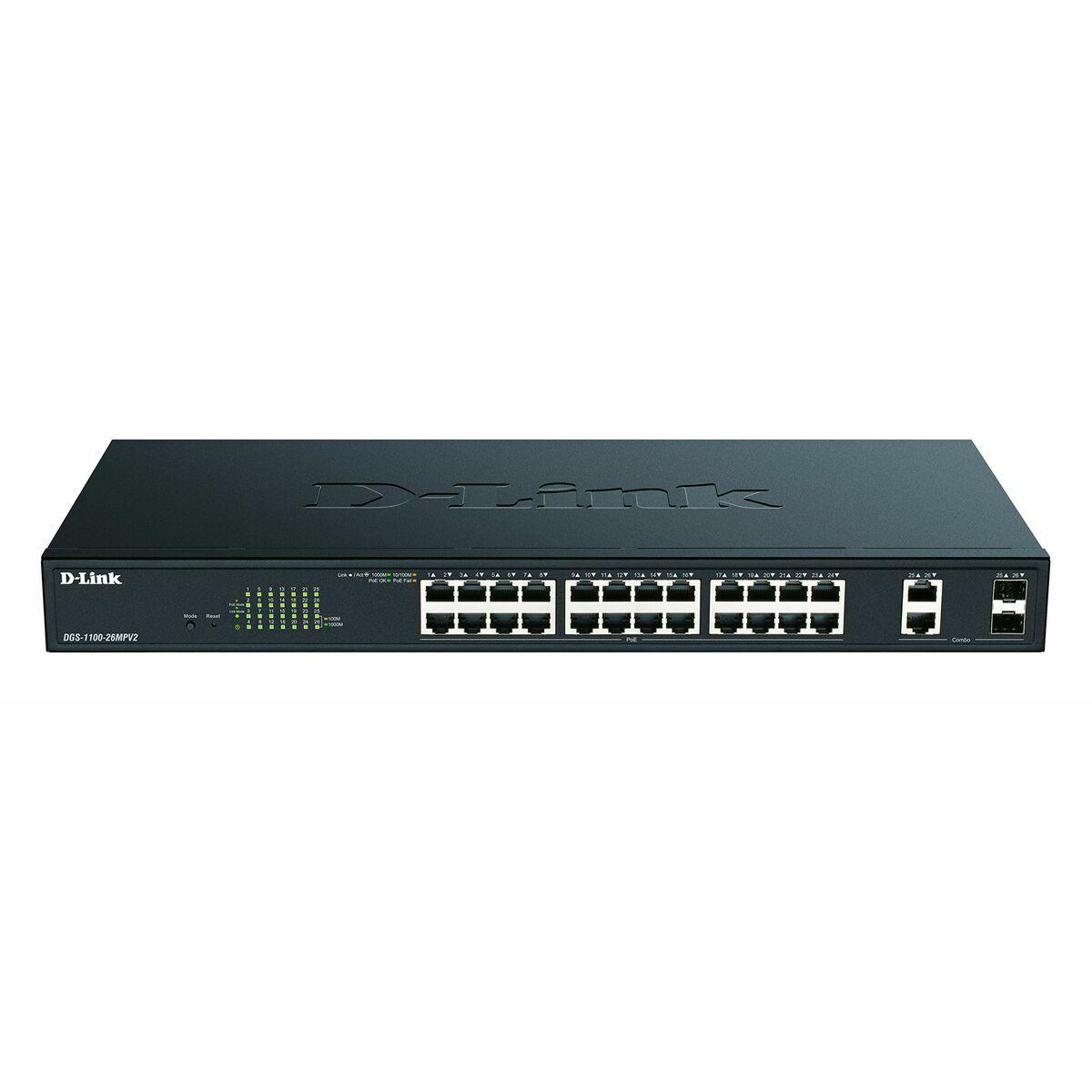 D-Link DGS 1100-26MPV2 Switch 26-porte Gigabit  PoE