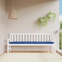 Hynde til havebænk 200x50x7 cm oxfordstof kongeblå